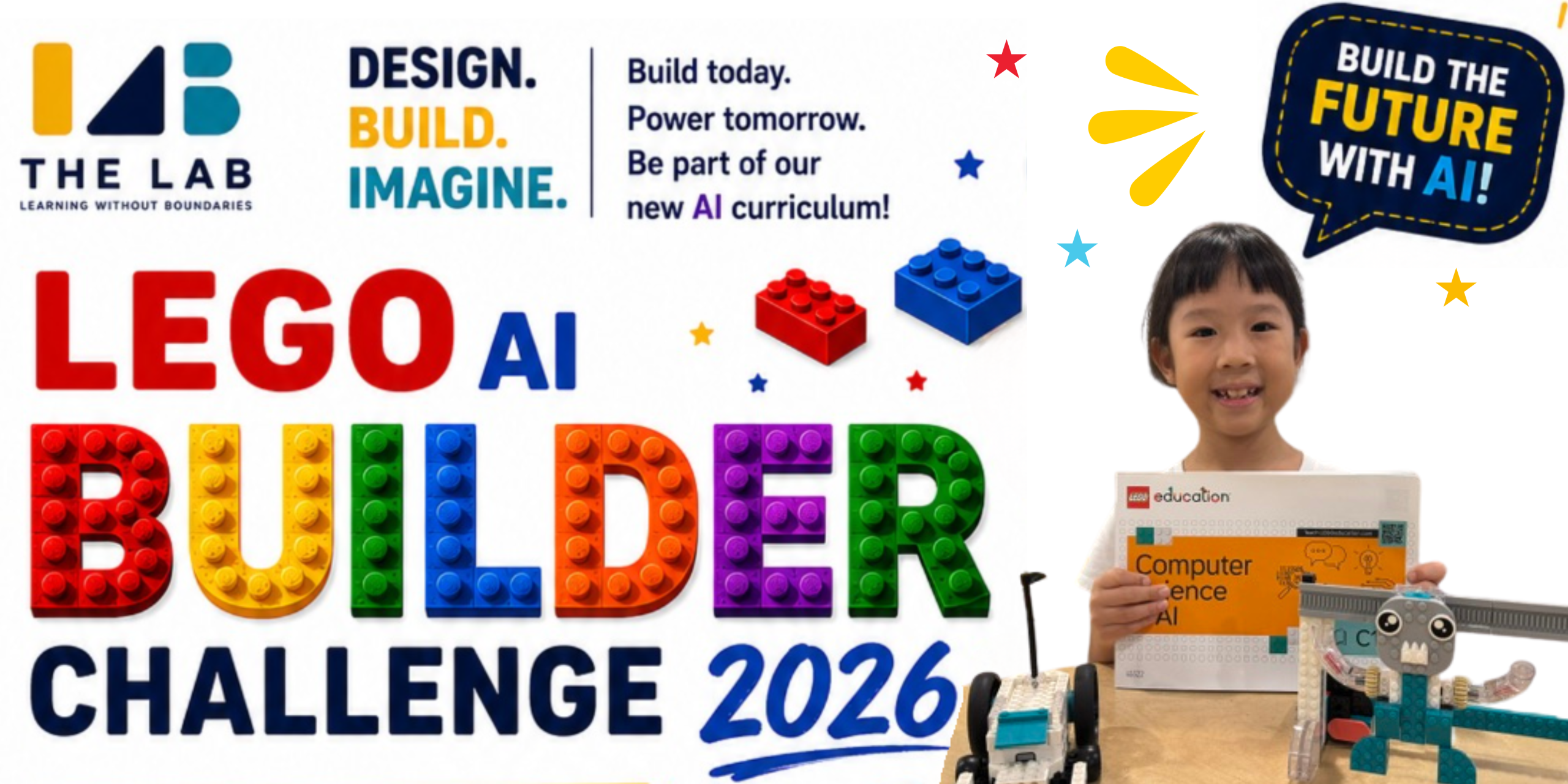LEGO AI Builder Challenge 2026 - Artificial Intelligence Competition for Kids Singapore